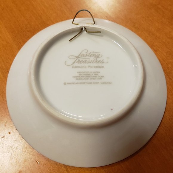MOTHER'S BIRTHDAY: AMERICAN GREETINGS CORP LASTING TREASURES 4" MINI PLATE - Picture 2 of 3